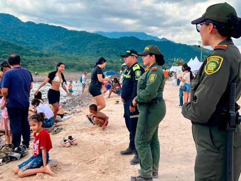Dispositivo de la fuerza pública garantizó la tranquilidad y sana convivencia en el festival de verano