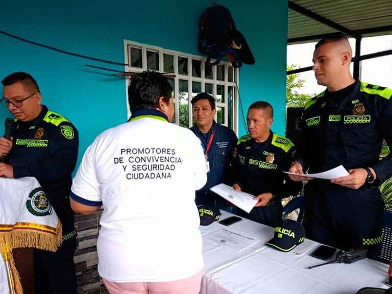 Habitantes de la vereda mi llanito se certifica como promotores de convivencia y seguridad ciudadana