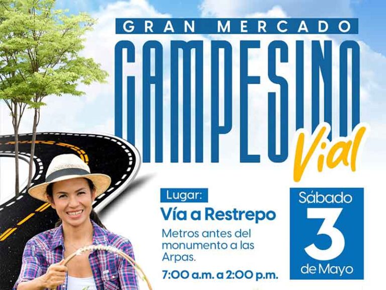 Este sábado habrá mercado campesino en la vía a restrepo