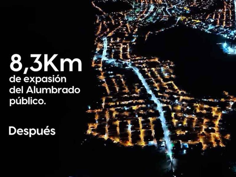 Después de 14 años terminaron las noches de oscuridad en el barrio el rubí
