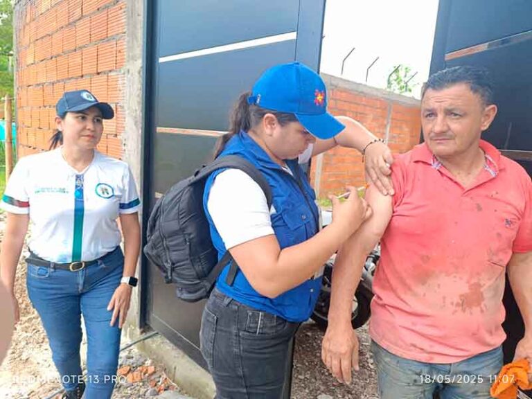 Así avanza la vacunación contra la fiebre amarilla en zonas urbanas y rurales de Villavicencio