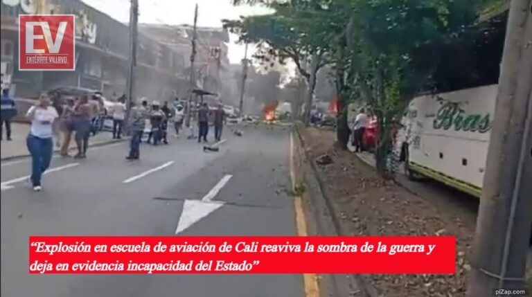 El doloroso atentado terrorista de hoy en Cali no es un “hecho aislado”