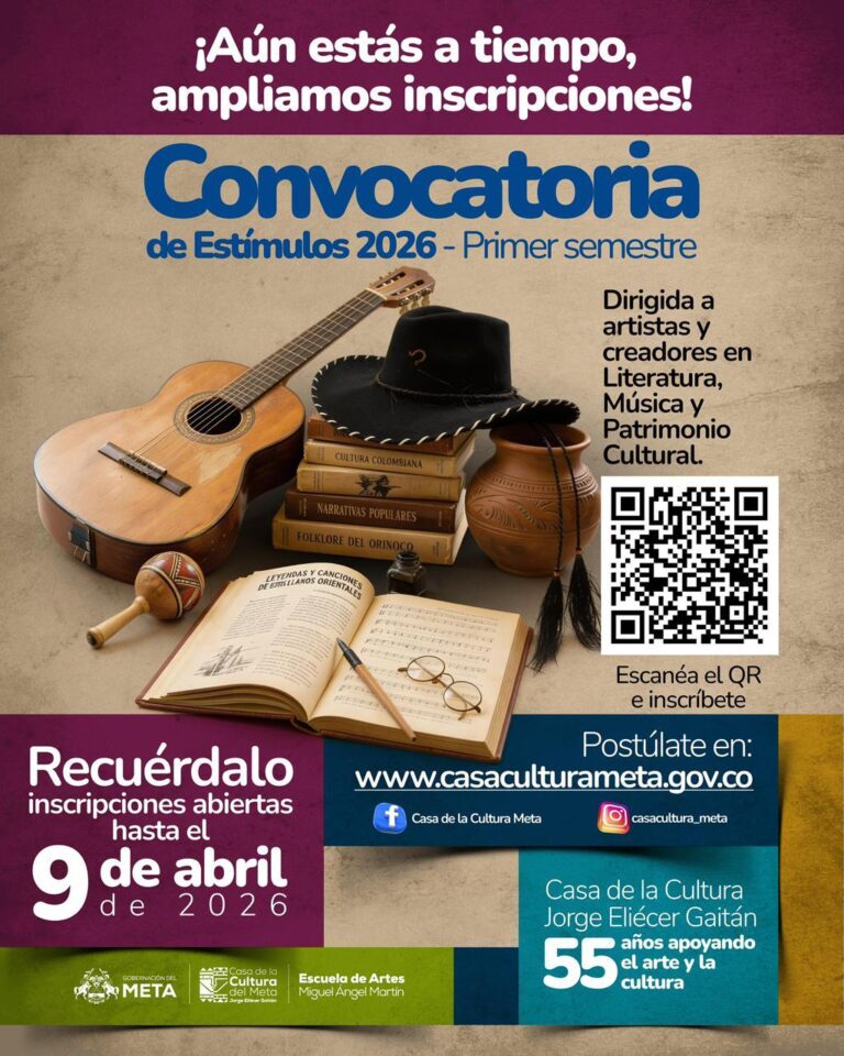 Hasta el 9 de abril: se amplía el plazo de inscripción de la Convocatoria de Estímulos 2026