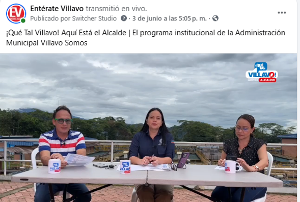 ¡Qué Tal Villavo! Aquí Está el Alcalde: un espacio para informar y acercar la Administración Municipal a la ciudadanía