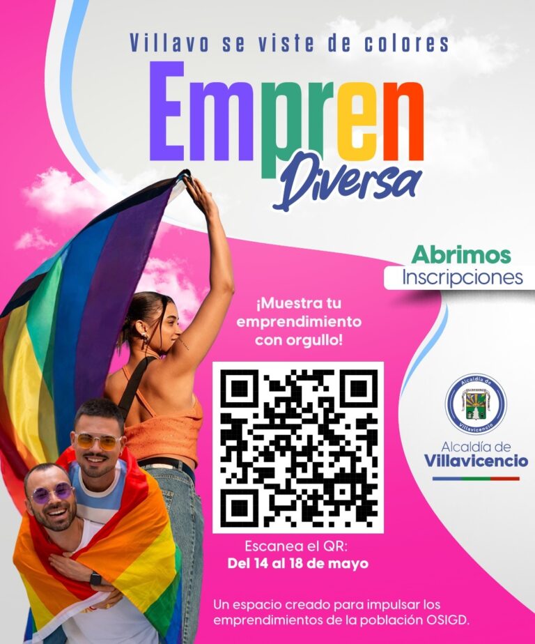 EMPRENDIVERSA ABRE INSCRIPCIONES PARA FORTALECER LOS NEGOCIOS DE LA POBLACIÓN LGBTQ+ EN VILLAVICENCIO 🏳️‍🌈🏳️‍⚧️