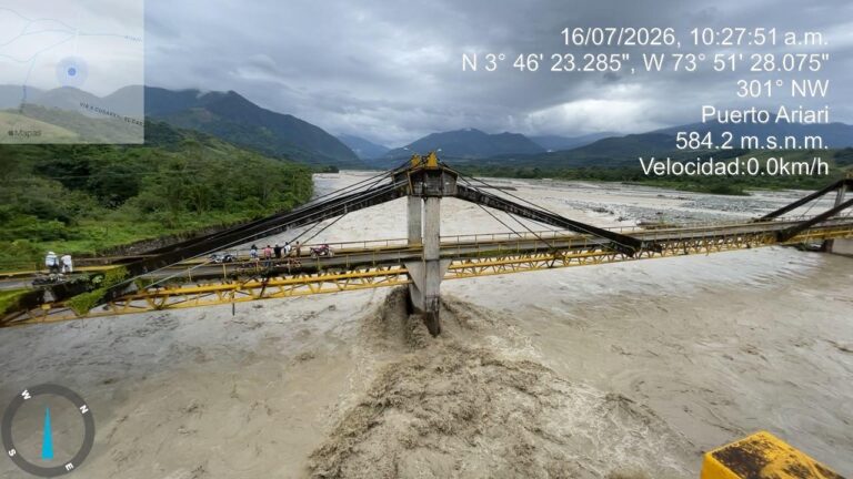 Gobernación del Meta activa plan de respuesta por creciente del río Ariari y acelera obras para proteger a tres municipios en riesgo!